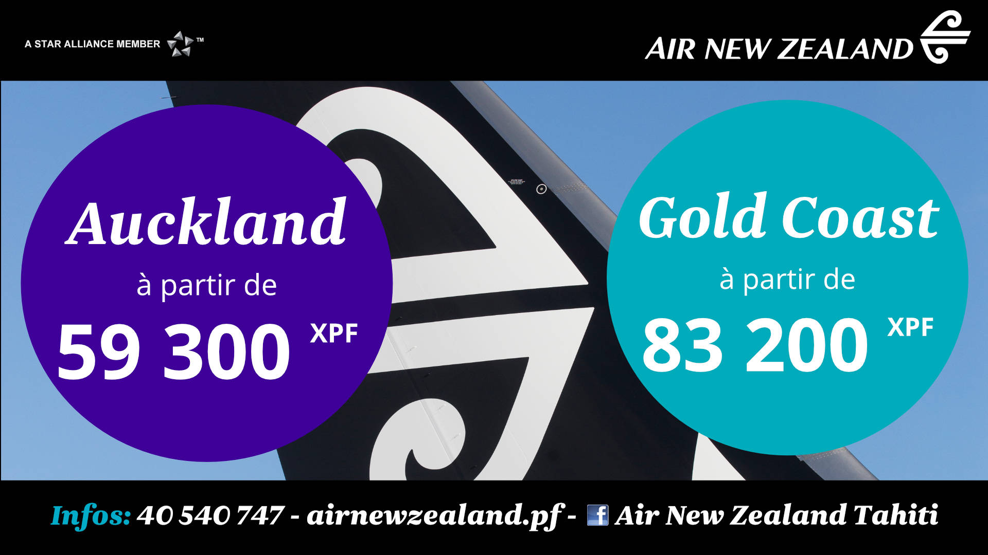 Visuel publicité Air New Zealand