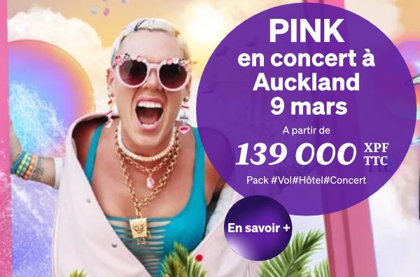Campagne concert de Pink Air New Zealand
